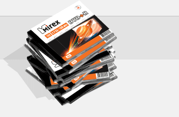  DVD+R MIREX  (10) 4,7/16x Cake box