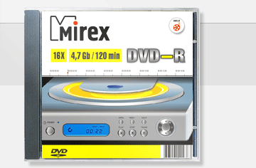  DVD-R MIREX  4,7/16x Slim case