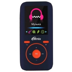 MP3 плеер 4Gb RITMIX RF-4450 black/orange