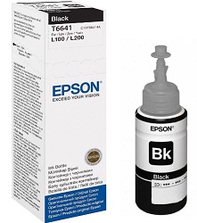  Epson T66414 L100 Black () (70)