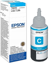  Epson T66424 L100 Cyan ()(70)