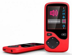 MP3 плеер 8Gb DIGMA Cyber 3 1.8" TFT MicroSD red