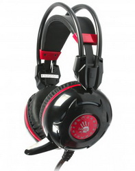 Наушники с микрофоном A4-Tech Bloody G300 bl/red