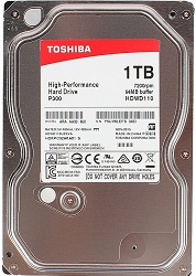  HDD 3.5" 1Tb Toshiba HDWD110UZSVA P300