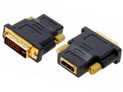  HDMI  --> DVI-D (24+1) .Gold