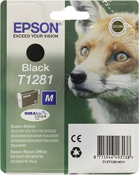 - Epson T1281 S22/SX125/SX420/BX305 Black ()
