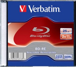  BD-RE  Verbatium 25 2x