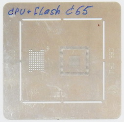 BGA IC matrix  CPU+Flash C65