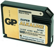   6V 1412AP 4LR61 GP Super BL1 Alkaline