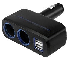 Разветвитель прикуривателя Neoline SL-220 2гн+2USB