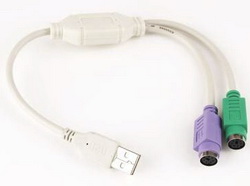  USB A  --> 2 PS/2  0.3m Cablexpert
