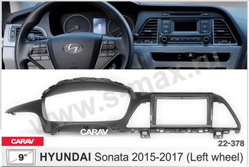  Carav 22-378 9" Hyundai Sonata 2015-2017.