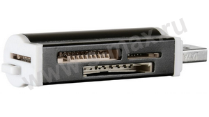 Картридер USB2.0 Buro BU-CR-3101 black