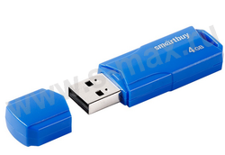 ���������� USB 2.0 4Gb Smartbuy Clue blue