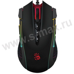 Мышь A4-TECH Bloody J90s Stone <USB> черная