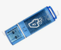 ���������� USB 2.0 4Gb Smartbuy Glossy blue