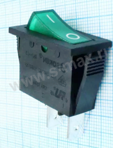 . ON-OFF 2pin RK1-16 1X1 250v 16a Green