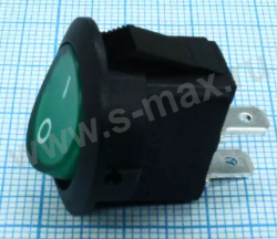 . ON-OFF 2pin RK2-13 1X1 250v 10a Green 
