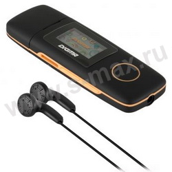 MP3 плеер 4Gb DIGMA U3 TFT 1" MicroSD black/orange