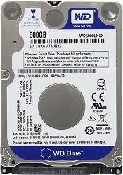  HDD 2,5"   500Gb WD WD5000LPCX