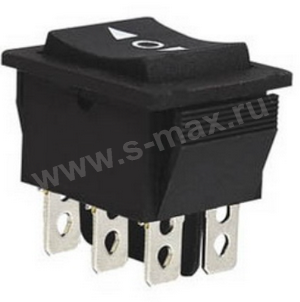 . ON-OFF-ON 6pin KCD2-203 250v 16a Black