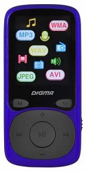 MP3 плеер 8Gb DIGMA B3 1.8" TFT MicroSD синий
