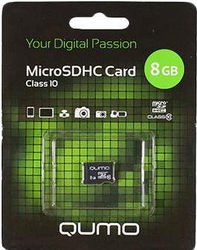 ����� microSDHC  8Gb QUMO CL10 10/10 Mbs