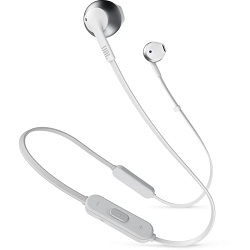 Наушники BT JBL T205BT + микрофон серебро