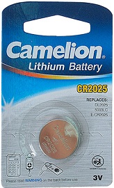   3V CR2025 Camelion BL5 Lithium