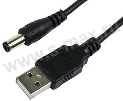   .USB -- .5.5x2.1 1.5