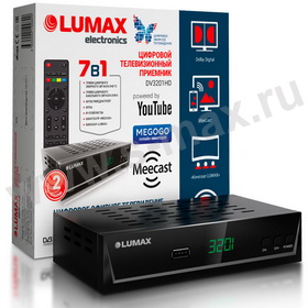 Ресивер Lumax DV3201HD DVB-T2/C HDMI/RCA,Wi-Fi