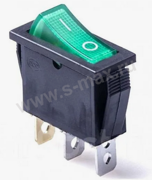 . ON-OFF 3pin KCD3-1 250v 16a Green