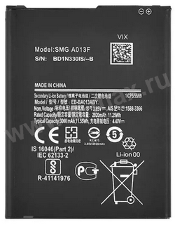 ��� Sams EB-BA013ABY 2920mAh Li VIXION