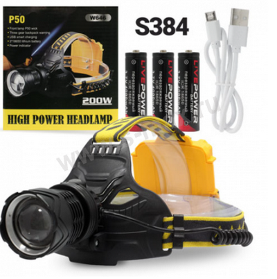 ������ �������� W646 S384 1P50 LED 3x18650 USB-MIC