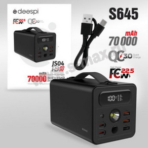 PB Deespi JS04 70Ah QC+PD20W USB/USB- LED black