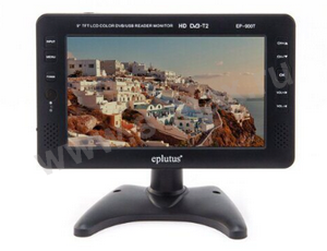 TV Eplutus EP- 900T 9"  DVB-T2, AV/USB, 220/12V