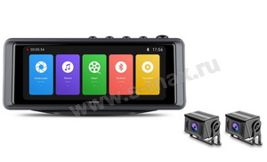 Видеорегистратор Eplutus D706 12-36v 7" 2K 2камеры