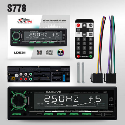 �/����. CarLive LD8311 USB/mSD/BT/6RCA/��� 4x50