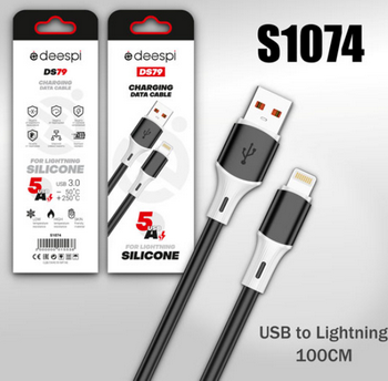 ���� Lightning - USB-A  1� 5A Deespi DS79 �����.���� BL